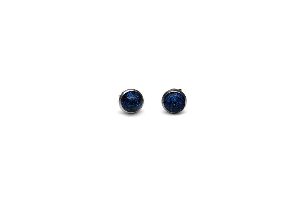 Boucles d'oreilles puces 6mm serties - Collection Simplicité - Nouvelle collection à paraître bientôt sur la boutique