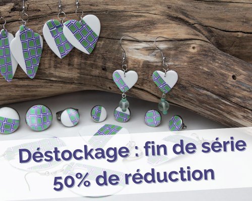 Stenna Bijoux - Bijoux en promotion - Fin de série de la collection Géométrie