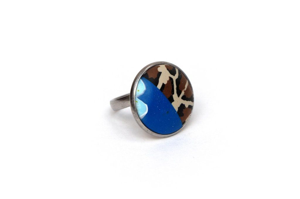 Grande bague ronde - Disponible sur les marchés artisanaux - collection Nature