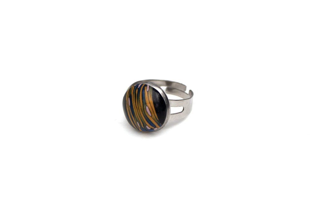 Collection Nature - Petite bague réglable ronde