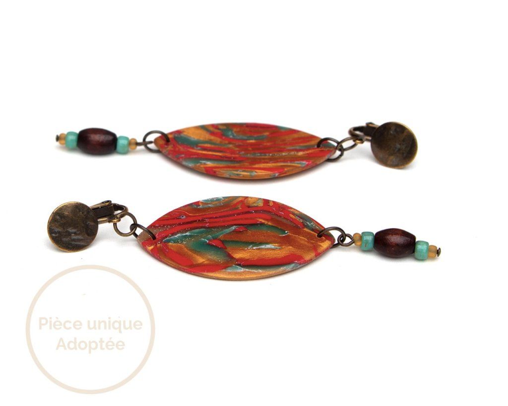 Boucles d'oreilles clips - Adoptées