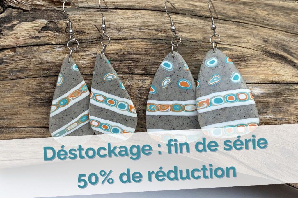 Déstockage : les anciennes collections sont à -50% - Collection Géométrie : motifs ronds sur fond gris