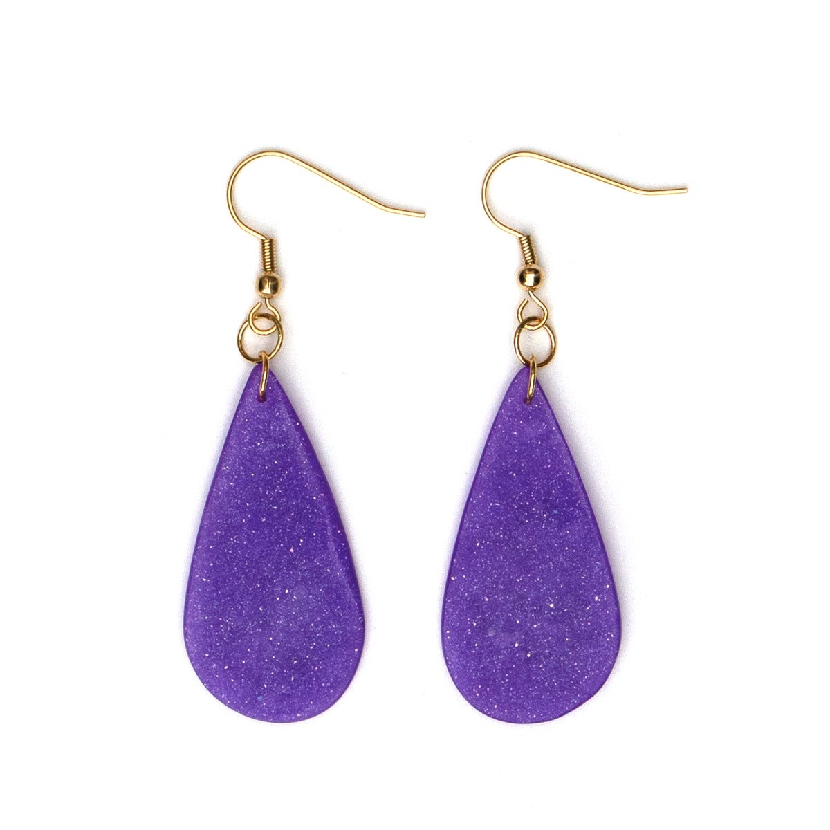 boucles d'oreilles violettes stenna bijoux